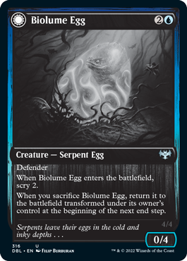 Biolume Egg // Biolume Serpent [Innistrad: Double Feature]