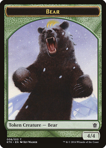 Bear [Khans of Tarkir Tokens]