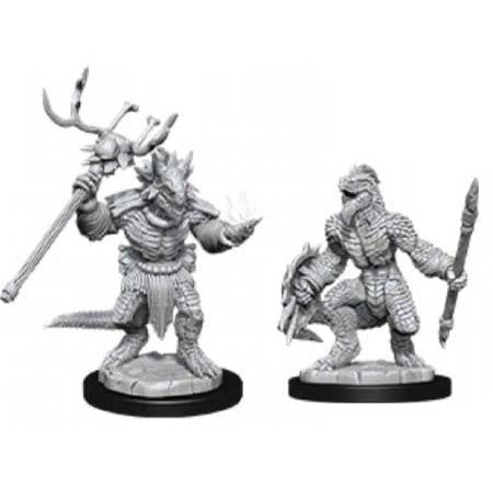 Nolzur Mini: W12 Lizardfolk & Lizardfolk Shaman [WZK90074]