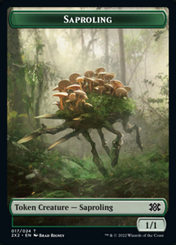 Saproling // Eldrazi Scion Double-sided Token [Double Masters 2022 Tokens]