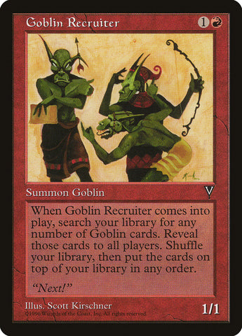 Goblin Recruiter [Visions]