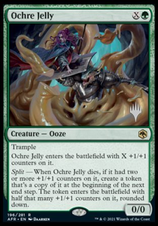Ochre Jelly (Promo Pack) [Dungeons & Dragons: Adventures in the Forgotten Realms Promos]