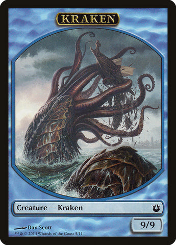 Kraken [Born of the Gods Tokens]
