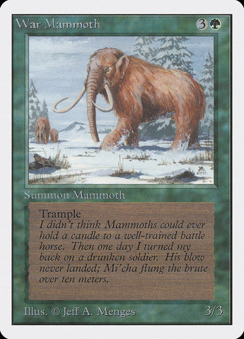 War Mammoth [Unlimited Edition]