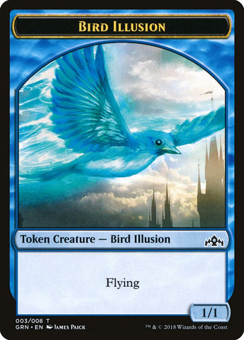 Bird Illusion [Guilds of Ravnica Tokens]