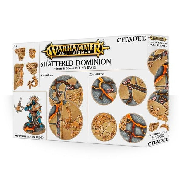 Citadel Shattered Dominion 40mm & 65mm Round Bases