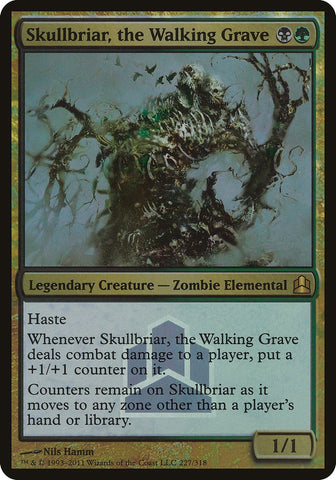 Skullbriar, the Walking Grave (Launch) (Oversized) [Commander 2011 Launch Party]