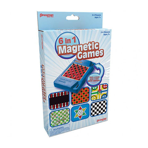6 in 1 Travel Magnetic Games