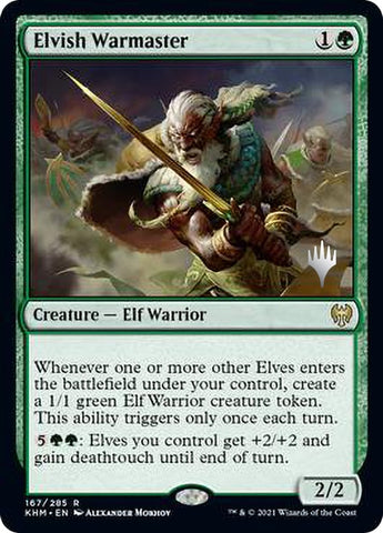 Elvish Warmaster [Kaldheim Promos]
