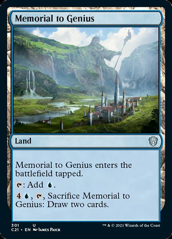 Memorial to Genius [Commander 2021]