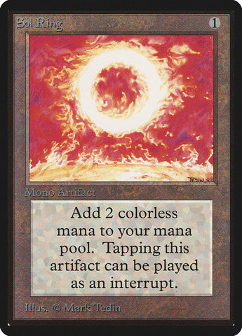 Sol Ring [Limited Edition Beta]