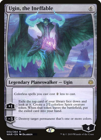Ugin, the Ineffable (Promo Pack) [War of the Spark Promos]