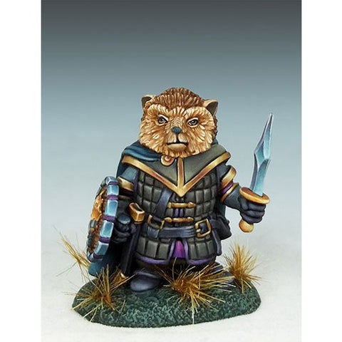 Critter Kingdoms - Hedgehog Warrior with Sword and Shield [DSM8037]