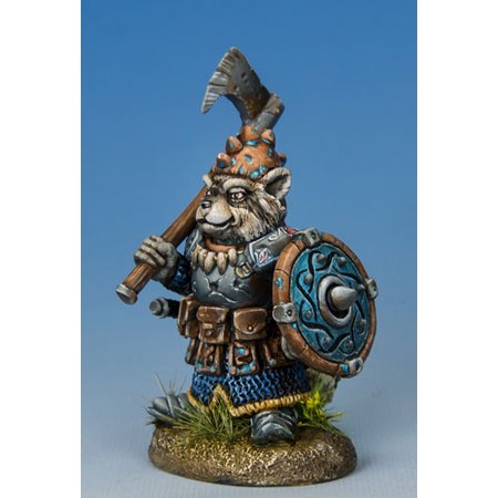 Critter Kingdoms - Raccoon Warrior with Axe [DSM8052]