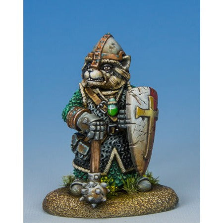 Critter Kingdoms - Raccoon Cleric with Mace [DSM8055]