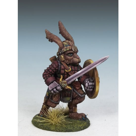 Critter Kingdoms - Rabbit Warrior with Longsword and shield [DSM8062]