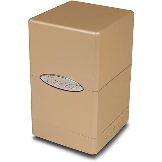 Satin Tower Deck Box Metallic Caramel