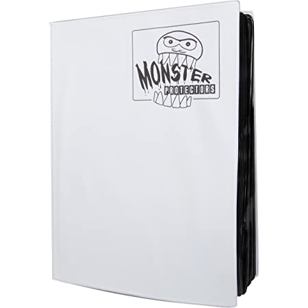 Monster Binders: 9 Pocket: Matte White