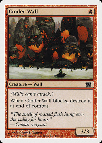 Cinder Wall [Eighth Edition]