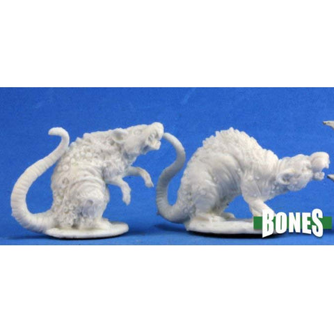 Bones USA: Barrow Rats (2 rats) [Reaper 07035]