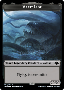 Insect // Marit Lage Double-Sided Token [Dominaria Remastered Tokens]