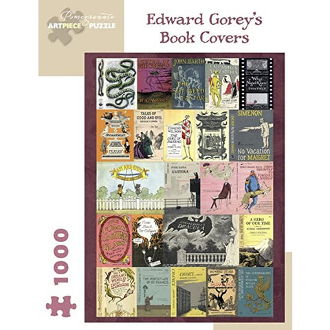 Edward Gorey's Book Covers 1000-Piece Jigsaw Puzzle