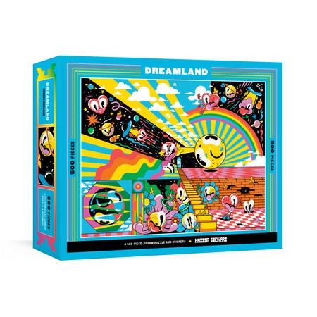 Dreamland Puzzle & Stickers: 500-Piece Jigsaw Puzzle