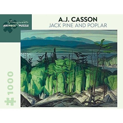 A.J. Casson: Jack Pine and Poplar 1,000-Piece Jigsaw Puzzle