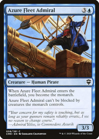 Azure Fleet Admiral [Commander Legends]