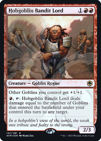 Hobgoblin Bandit Lord (Ampersand Promo) [Dungeons & Dragons: Adventures in the Forgotten Realms Promos]