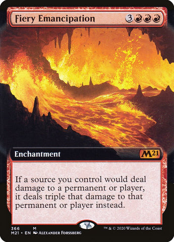 Fiery Emancipation (Extended) [Core Set 2021]