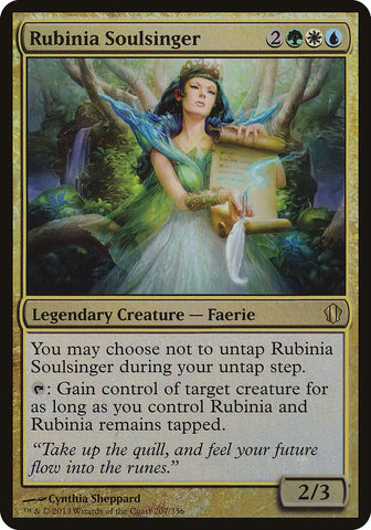 Rubinia Soulsinger (Oversized) [Commander 2013 Oversized]