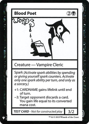 Blood Poet [Mystery Booster Playtest Cards]