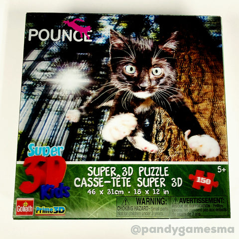 Puzzle: 3D: Cats Pounce 150pc