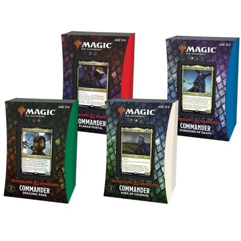 Magic the Gathering: Adventures in the Forgotten Realms Commander Deck "Draconic Rage" (green)