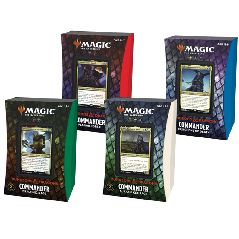 Magic the Gathering: Adventures in the Forgotten Realms Commander Deck "Dungeons of Death" (blue)