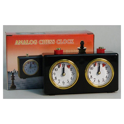 Analog Chess Clock - Black