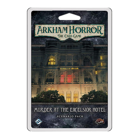 Box Art for Arkham Horror LCG: Murder at the Excelsior Hotel Scenario Pack
