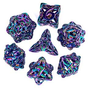 UD Hollow Metal Standard Dice Set | Celtic Knot