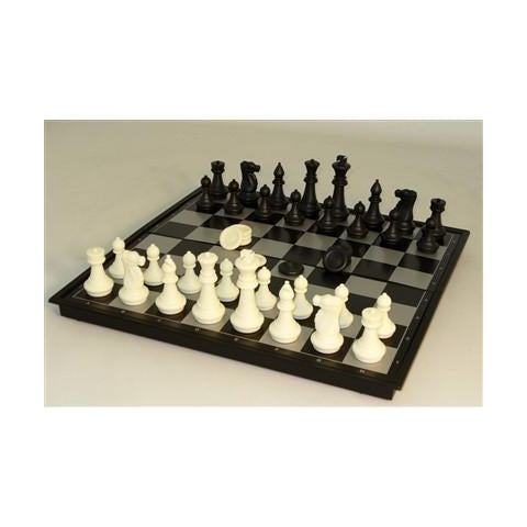CS 14" Mag Chess & Checkers, Folding metal-plastic