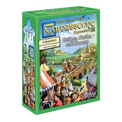 Carcassonne Expansion 8 Bridges Castles and Bazaars