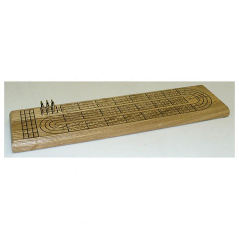 Cribbage: 3-player Oak 15x4