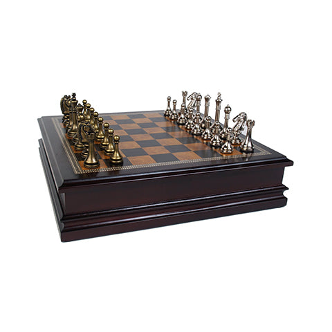 Deluxe Wooden Chess Box