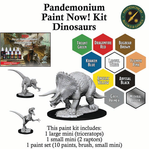 Paint Now! Miniature Painting Kit for Kids - Dinosaurs
