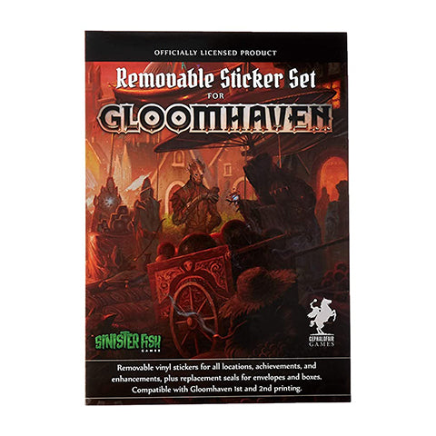 Gloomhaven Removable Stickers Set