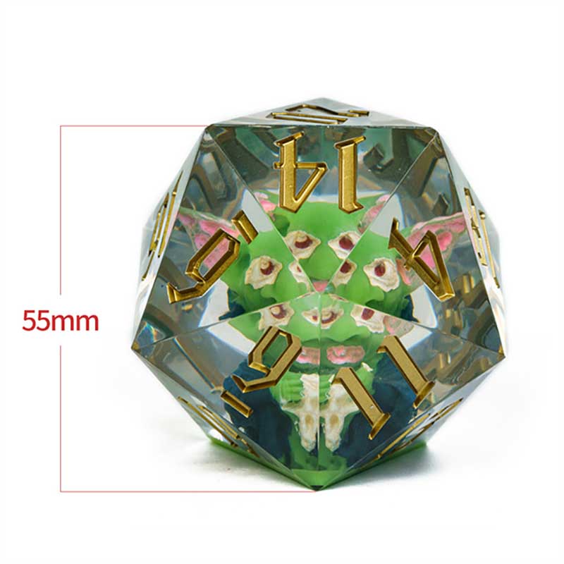 UD GIGA Resin Sharp Edge 55MM D20 | Goblin