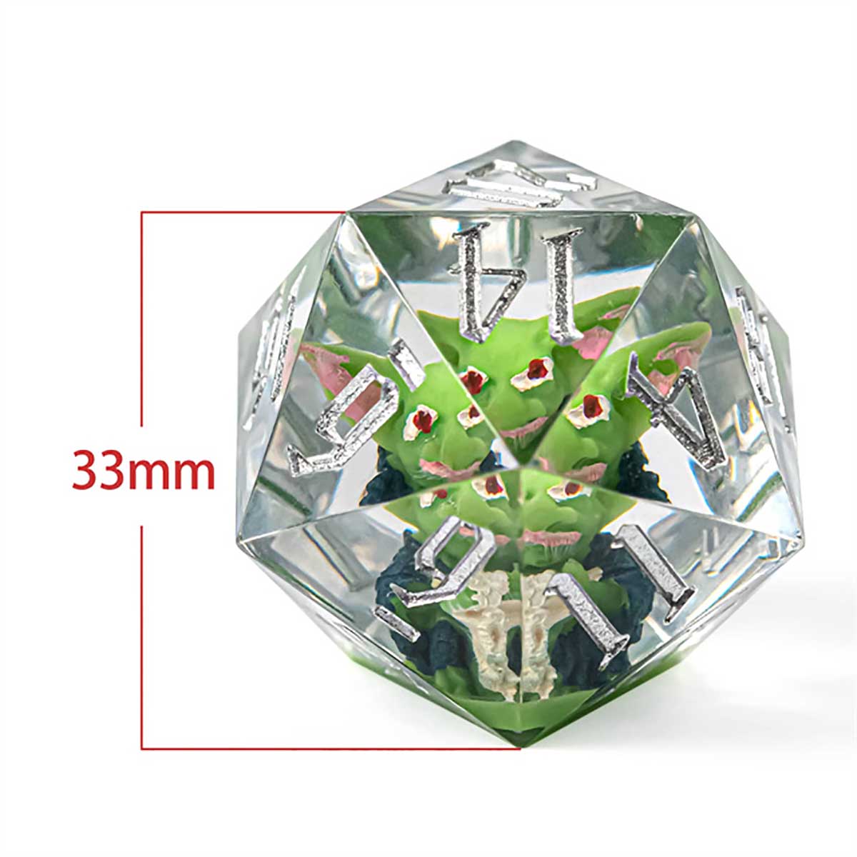UD GIANT Resin Sharp Edge 33MM D20 | Goblin