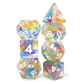 HD Object Inclusion Standard Dice Set | Rainbow Ribbon