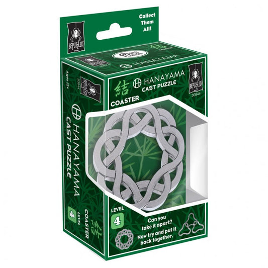 Hanayama Cast Puzzle LVL 4 | Coaster