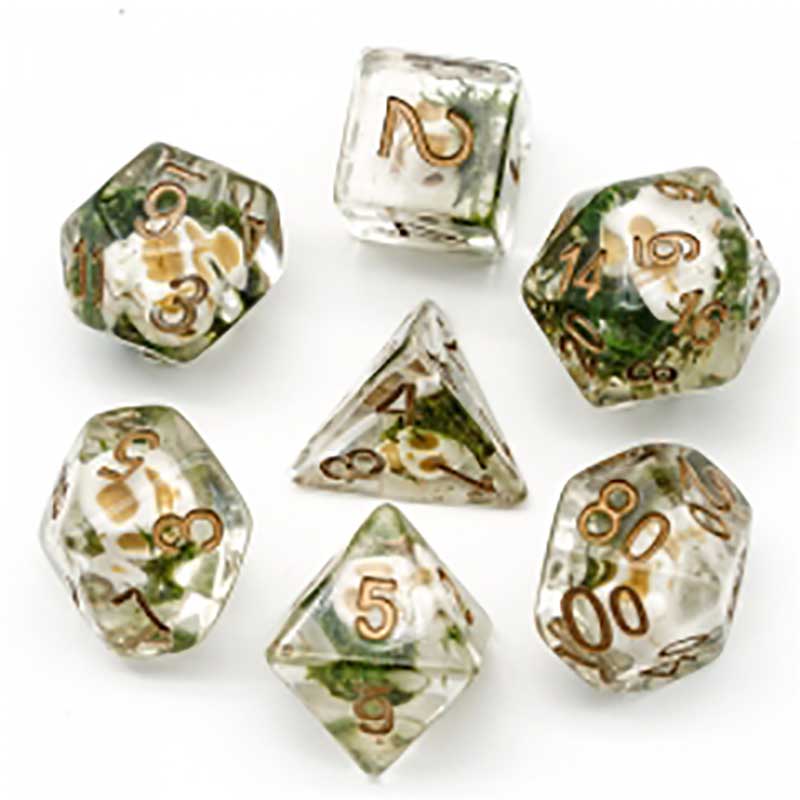 UD Object Inclusion Standard Dice Set | Skull (Druid)
